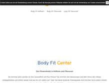 Tablet Screenshot of body-fit-center.de